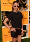 Zoe Saldana in a hot leather shorts at 2012 Veuve Clicquot Polo Classic, Jersey City